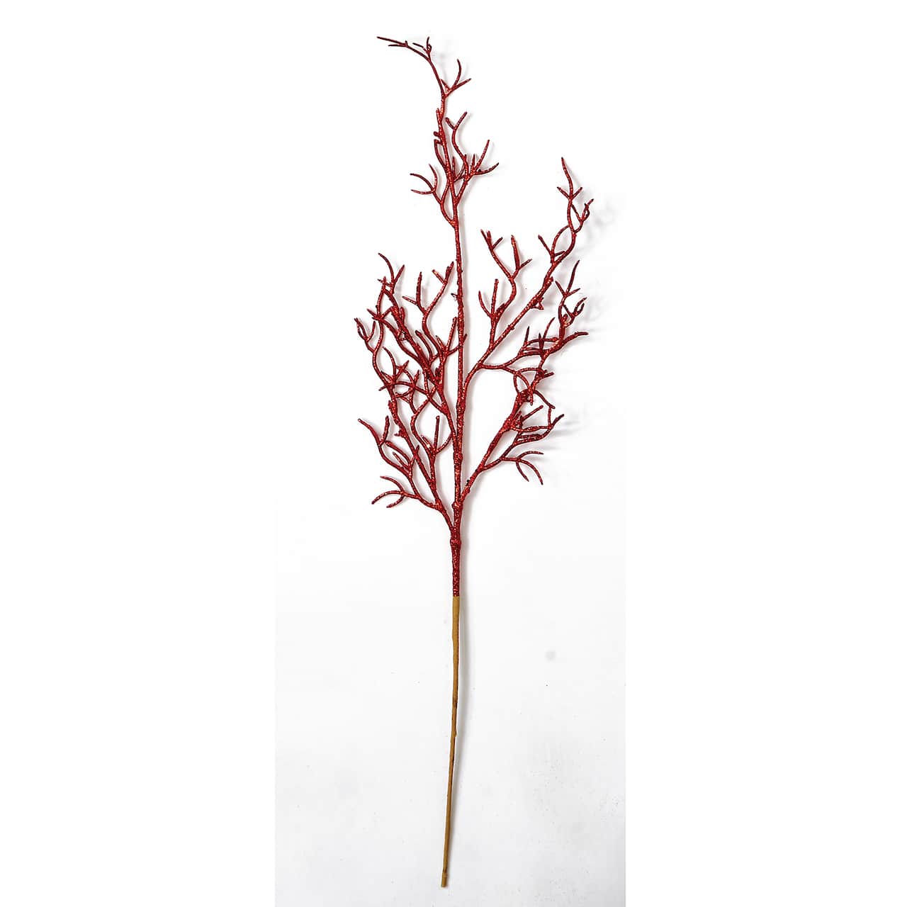 28" Christmas Glitter Floral Twig Stem Sprays, 3ct.